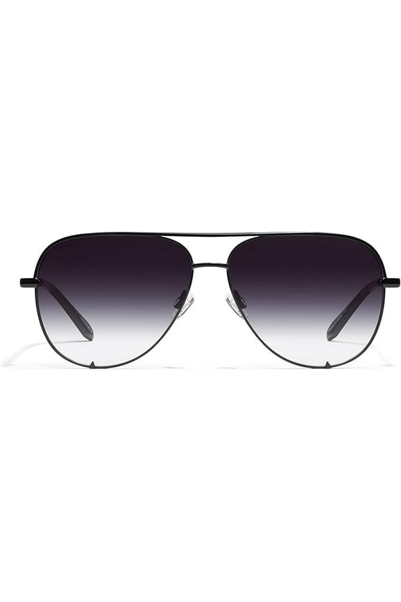High Key Aviator Sunglasses Extra Large, Black/Fade