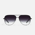 thumbnail image 1 of Quay Australia High Key Mini Aviator Sunglasses, Black/Smoke Fade, 1 of 2