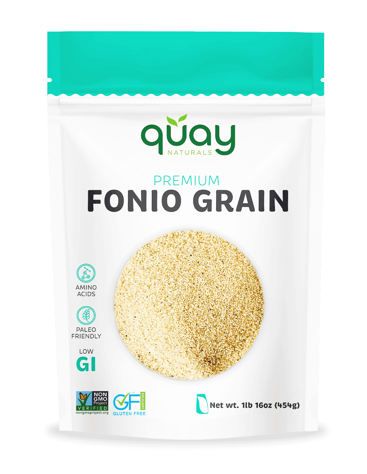 Quay Naturals Fonio Super-Grain - African Ancient Super-Grain - Superfood Grain - Substitute & Alternative for Couscous, Quinoa & Rice - Gluten Free & Non GMO