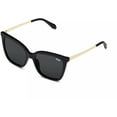 thumbnail image 1 of Quay VIDEO ON RX BLK/SMKRX Women's Black Gold Frame Sunglasses, 1 of 2