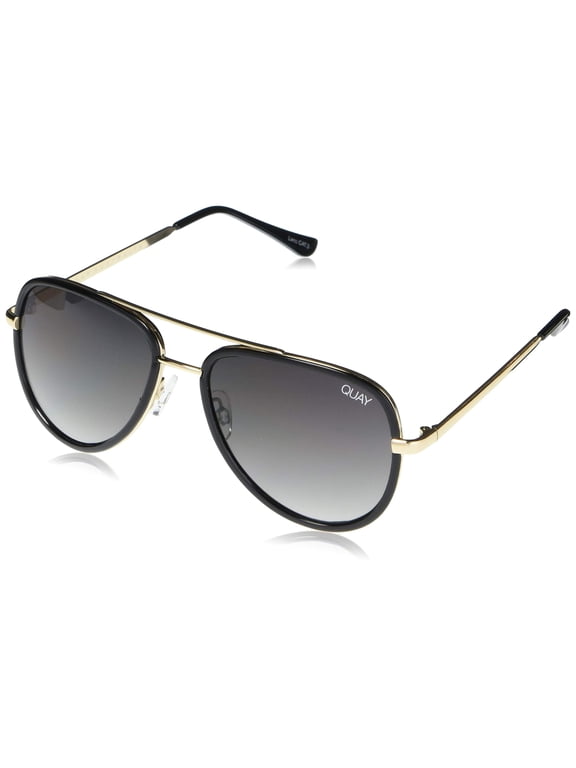 Women's All In Mini Sunglasses, Black/Smoke Fade Lens, One Size