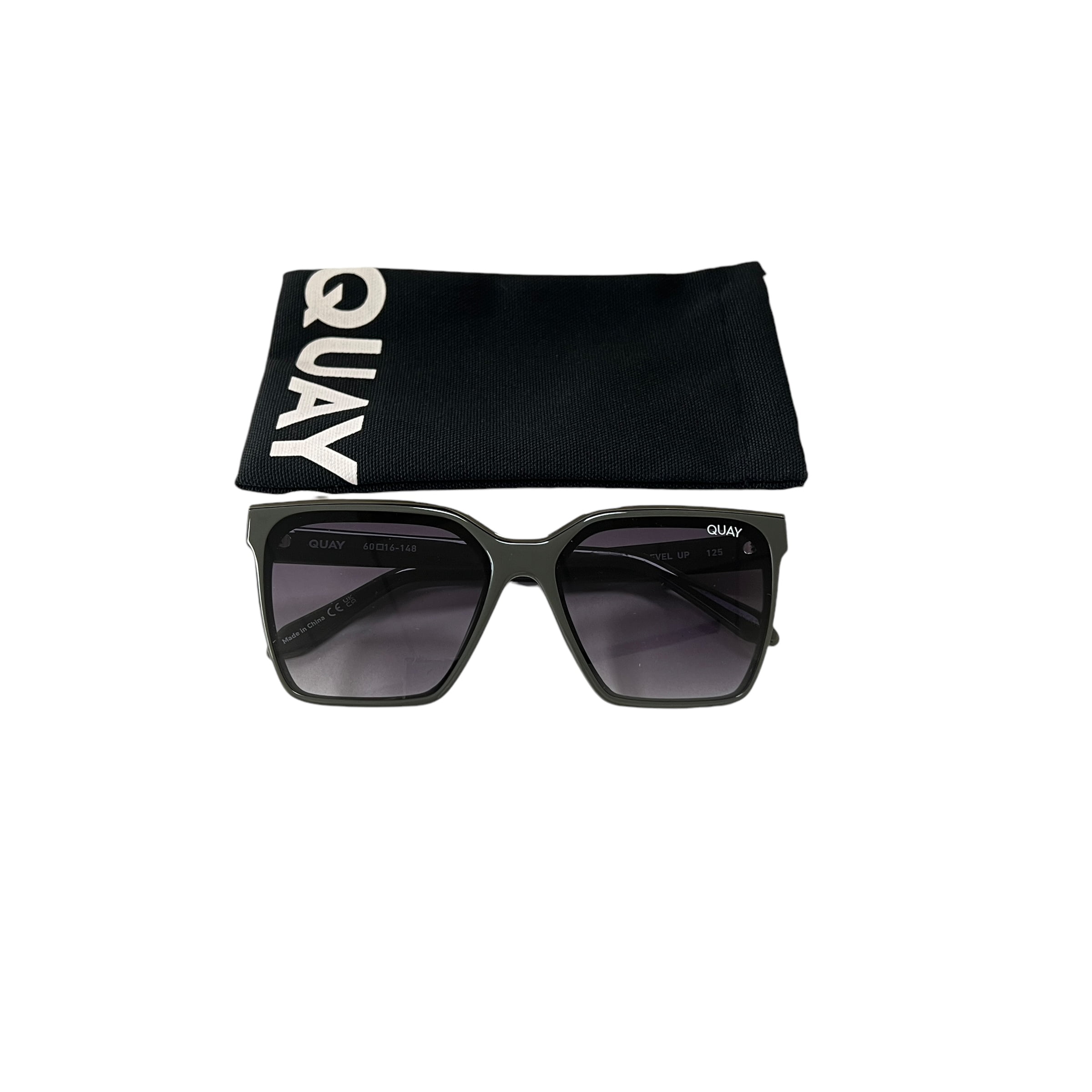 Quay Women's Level Up Square Sunglasses - Grey Smoke