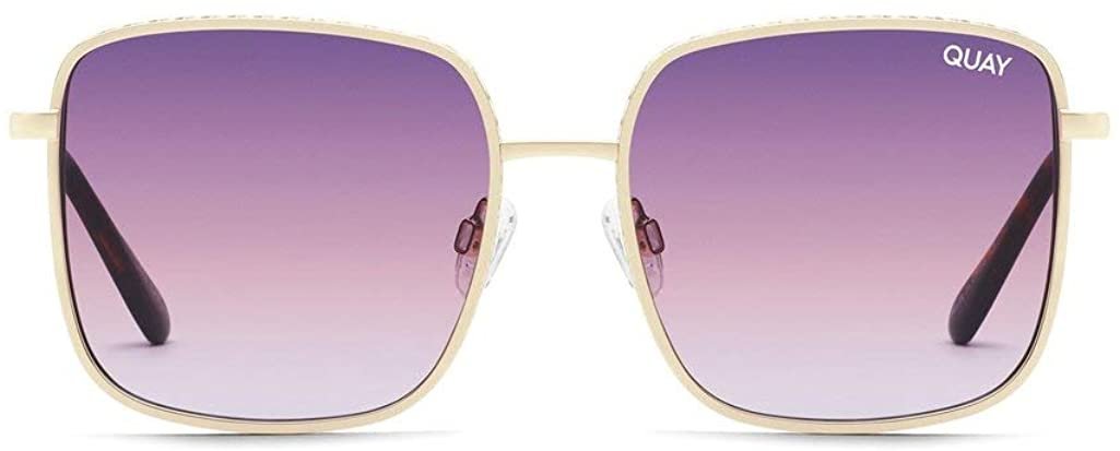 Quay Australia Gradient Sunglasses - Purple & pink Quay Australia Hindsight Oversized Shield Sunglasses Black  main image 4