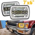 thumbnail image 1 of Quayub 2x For Toyota Pickup For Tacoma Hardbody 5x7 7x6" LED Headlights DRL Turn Signal, 1 of 14