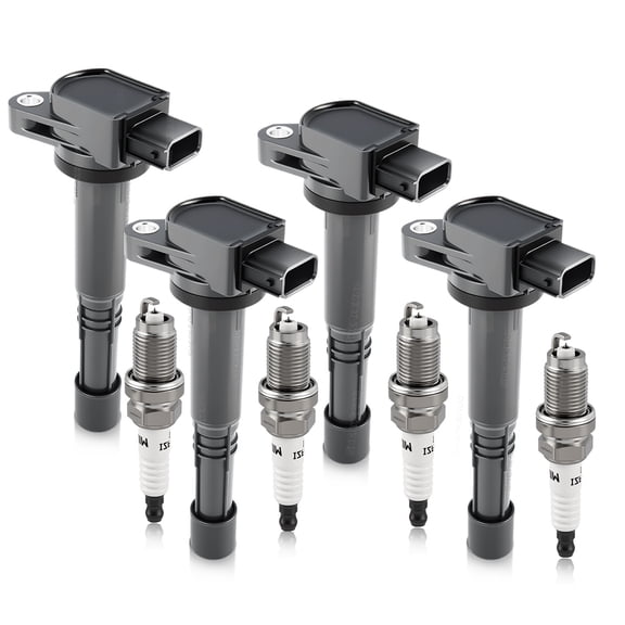 Quayub 4 PACK Ignition Coils 30520-PNA-007 Genuine for 2002-2006 Honda 2.4L C1382 UF311