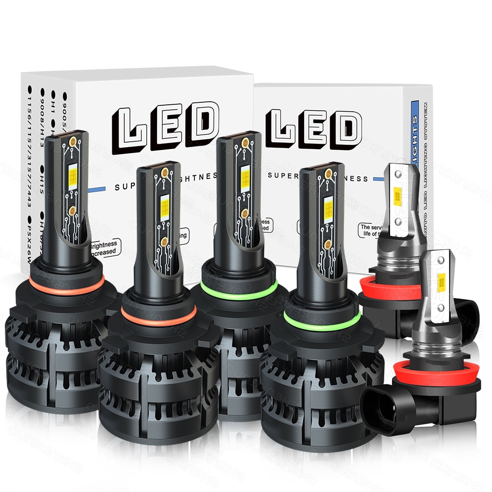 Nuevo 4 Focos LED COB H4 Alta Baja H7 Kit Luc LED H11 9005 9006 Bombillas De Faro LED S5 Faro LED De Auto 12V 24V S2 LED - China S2 LED