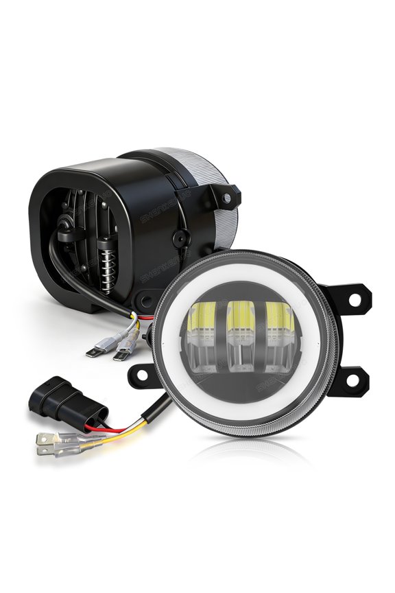 For Nissan Maxima 2007-2008 2009 Pair LED Fog Light Lamp DRL Turn Signal Light