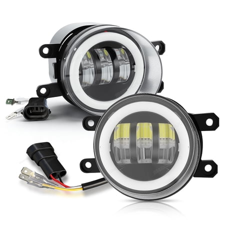 Quayub For Nissan Rogue 2014 2015 2016 Front Bumper Fog Light Driving Lamp Clear Lens