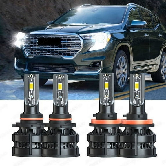Quayub H11 9005 LED Headlight for 2015-2020 Ford Edge Hi Low Beam White
