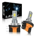 thumbnail image 1 of QUAYUB H15 LED Bulbs Conversion Kit – DRL & High Beam, 10000LM Super Bright 6000K White, Easy Install, 2-Pack, 1 of 12