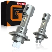 Quayub H7 LED Headlight Bulb 11000LM 600% Brighter, H7 Headlight Bulb,6000K Cool White, 11 Size No Adapter Required, Pack 2 Bulbs