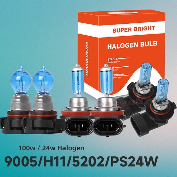 Quayub Halogen bulbs 4200K for Dodge Charger 2011 2012 2013 2014. Upgrade for brighter,plug & play