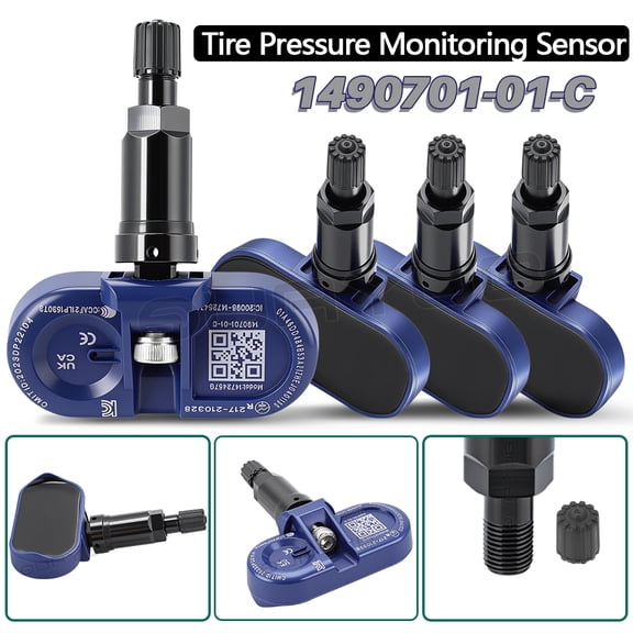 Quayub Set 4X New Tire Pressure Monitoring TPMS Sensor 1490701-01-C for Tesla Model 3 Y X S