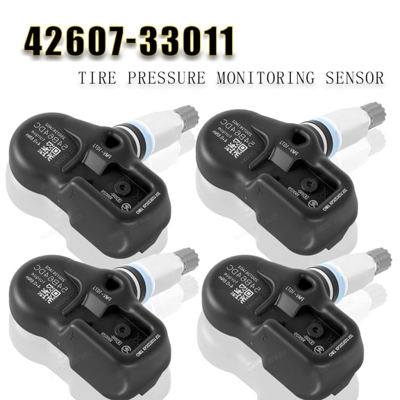 Quayub TPMS Sensor 42607-33021 for Toyota Lexus Scion Pontiac, Tire Pressure Monitoring Sensors for Camry Prius Corolla rav4 Scion Yaris Replaces 42607-33011 PMV-107J 315MHz Set of 4