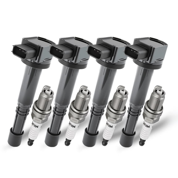 Quayub UF311 Ignition Coil + Spark Plug New For Honda Accord Element 2.4L L4 2003-07