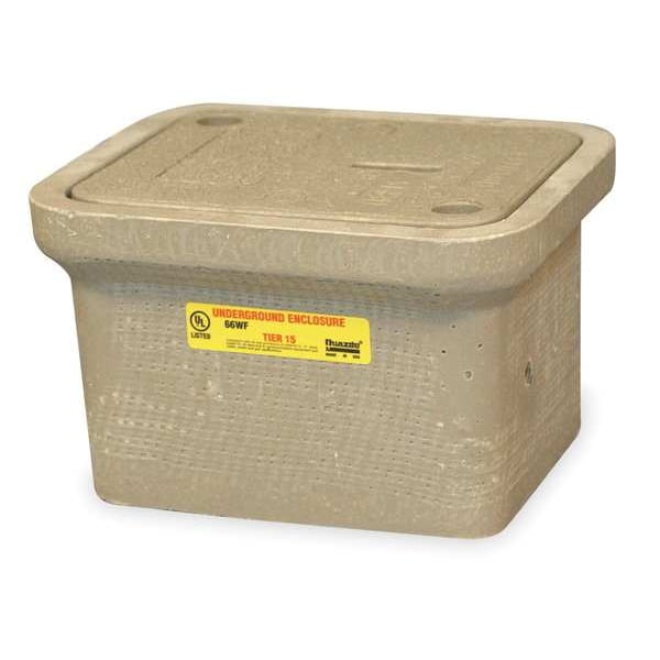 Quazite Underground Enclosure,15,000 lb.,8-1/2