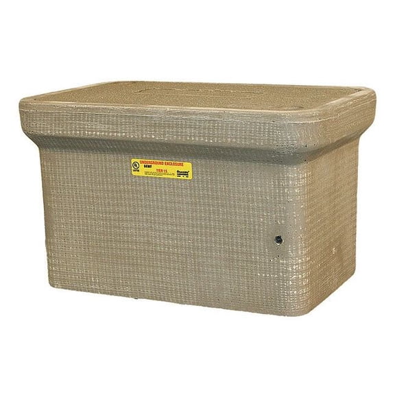 Quazite Underground Enclosure,8000 lb.,10-1/8"W PG1118Z80109