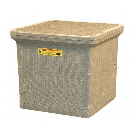 Quazite Underground Enclosure,8000 lb.,12"L,12"W PC1212Z80109