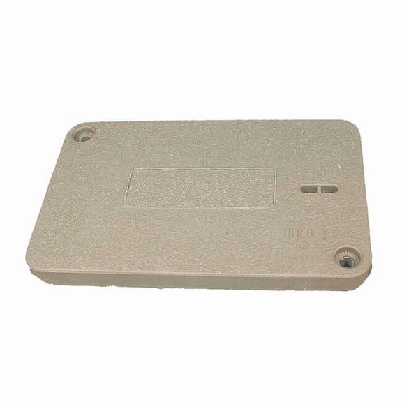 Underground Enclosure Cover, Blank Logo, 2 in. H x 11 in. W x 18 in. L, 8000 lb, Polymer Concrete
