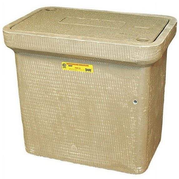 Quazite Undrground Enclosure,15,000 lb.,16-1/4"H PG1118Z80509