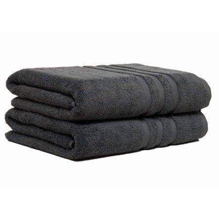 Quba Linen Bath Sheets Extra Large Pack of x70" 100% Ring Spun Cotton Premium Soft Absorbent Large Bath Towels Quick Dry Luxurious Sheets Towel Set Hotel Quality (Grey, 35x70)