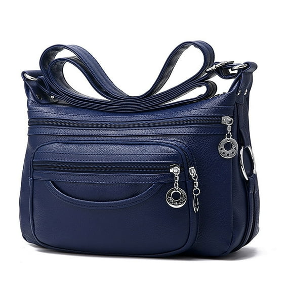 Qubber Women Crossbody Bag Leather Handbag Pocketbook Lightweight Shoulder Purse
