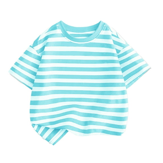 Qudderr 1-12 Years Boys Tees Shirt Pullover Tops,Baby Toddler Summer Cotton T-Shirt,Short Sleeves Fashion Teen Kids Tees Tops