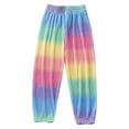 thumbnail image 1 of Qudderr 3-13T Unisex Boys Girls Ice Silk Pants for Toddler Kids Elastic Waist Bloomers Anti-Mosquito Troforusers for Summer, 1 of 9