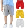 thumbnail image 1 of Qudderr 9 Months-10 Years Boys Drawstring Waisted Five Pants for Kids Toddler Summer Jogger Shorts Baby Solid Shorts, 1 of 9