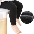 thumbnail image 1 of Qudderr Baby Toddler Kids Girls Winter Leggings Fleece Lined Warm Pants Cotton Thick Tights Girls Solid Color Stretch Bottoms 0M-8Y, 1 of 7