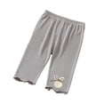 thumbnail image 1 of Qudderr Toddler Kids Girls Capris Leggings Baby Summer Shorts Pants Capris Pants 1-6 Years Girls Cartoon Seven Points Pants, 1 of 9