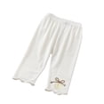 thumbnail image 1 of Qudderr Toddler Kids Girls Capris Leggings Baby Summer Shorts Pants Capris Pants 1-6 Years Girls Cartoon Seven Points Pants, 1 of 9