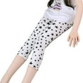 thumbnail image 1 of Qudderr Toddler Kids Spring Summer Leggings for Girls Printed Seven Pants 3-8 Years Spring Summer Thin Leggings for Girls, 1 of 9