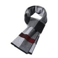 thumbnail image 1 of Qudderr Wool Scarf for Men Tartan Warm Plaid Scarf Lightweight Men's Fall Winter Long Scarves, 1 of 8
