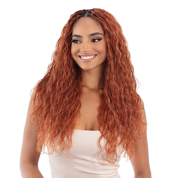 Shake-N-Go Human Hair Master Mix Braids Que - Breezy Wave Bulk 18"  (Color : 30)