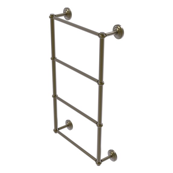 Que New Collection 4 Tier 36'' Ladder Towel Bar in Antique Brass