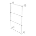 thumbnail image 1 of Que New Collection 4 Tier Ladder Towel Bar with Twisted Accents - Matte White / 36 Inch, 1 of 11