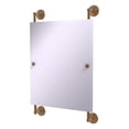 thumbnail image 1 of Que New Collection Rectangular Frameless Rail Mounted Mirror, 1 of 2