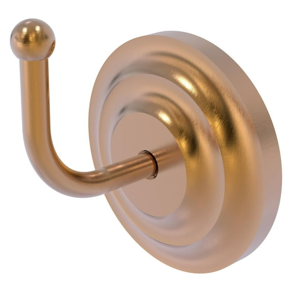 Que New Collection Robe Hook in Brushed Bronze