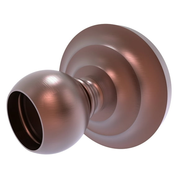 Que New Collection Shower Curtain Rod Brackets in Antique Copper