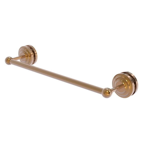 Que New Collection Shower Door Towel Bar - Brushed Bronze / 18 Inch