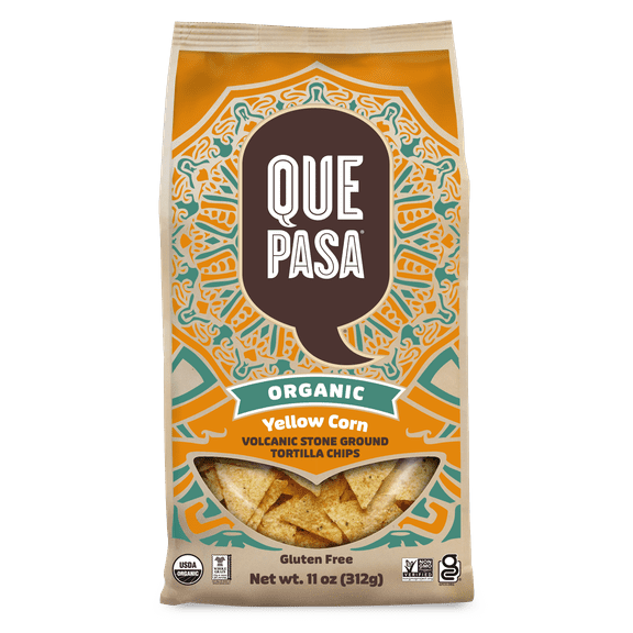 Que Pasa Organic Yellow Chips 11oz Bag