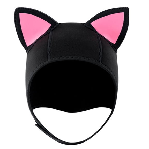 QueMer 3mm Dive Caps Diving Hat Thermal Wetsuit Hoods Cats Ear Diving Hoods for Surfing Rafting Snorkeling Water Sport