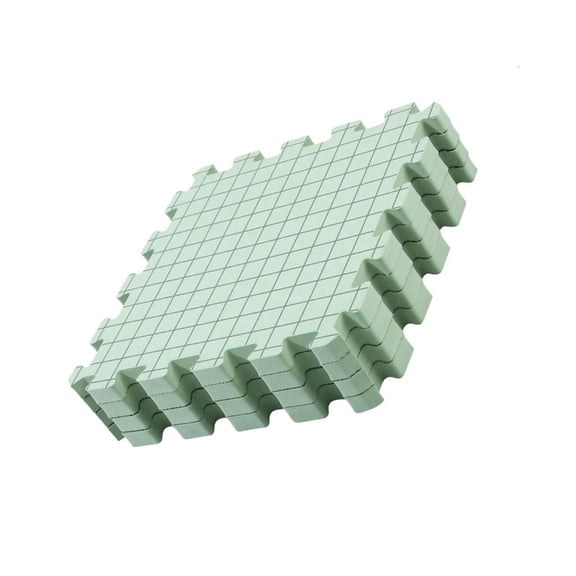 QueMer 4Pcs Gridded Knitting Blocking Board 12.6x12.6Inch Knit Blocking Foam Pad for Crocheting Project Granny Square Making