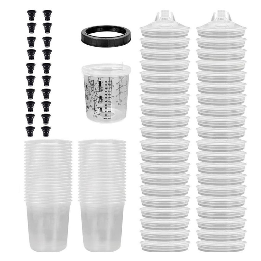 QueMer Accurate Scale Paint Sprayer Mixing Cup Paint ...