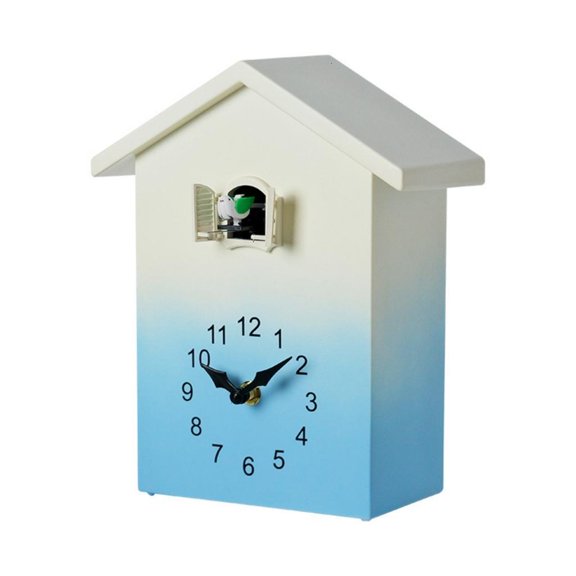 QueMer Chimings Cookoo Clock Volumes Adjustable Cookoo Clock Wall Decoration Battery Operated Pendulums Cuckoos Clocks Home