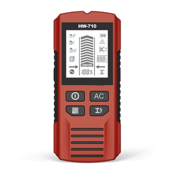 QueMer Multifunction Wall Scanner Detects Wood Metal And Live Wire Through Various Building Component Like Wall Flooring