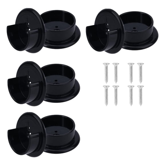 QueMer Not Tool Installation Closet Rod Mount Adjustable Heights Shower Tension Rod Bracket Suitable for Home Bathroom