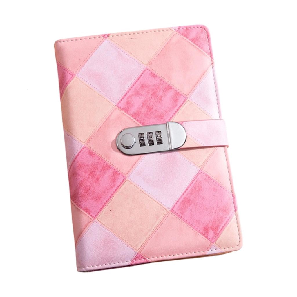 QueMer Professional Design A 5 Memo Book Password Locked Notebook ...