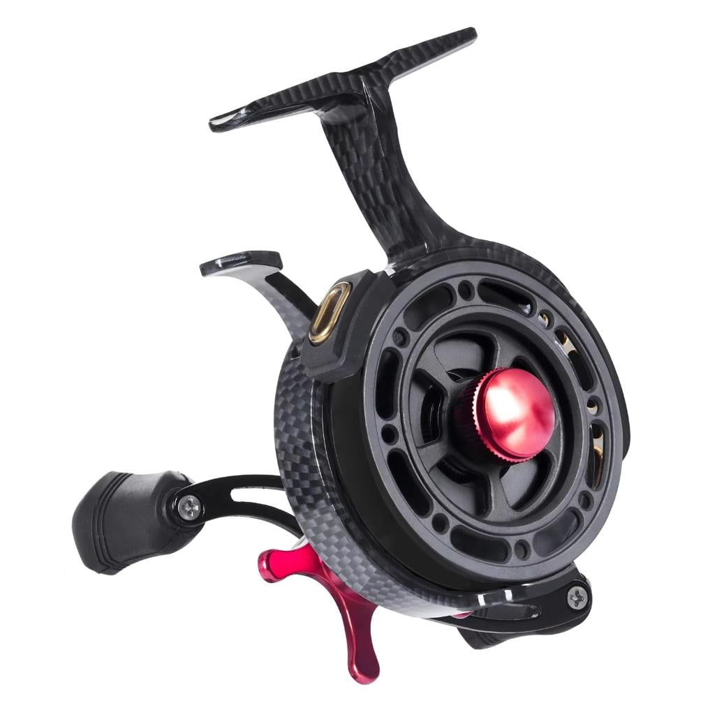 QueMer Right/Left Hands Ice Fishing Reel Fish Tackle Tool Equipment Fly ...
